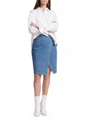 Derek Lam Aine Asymmetrical Denim Skirt