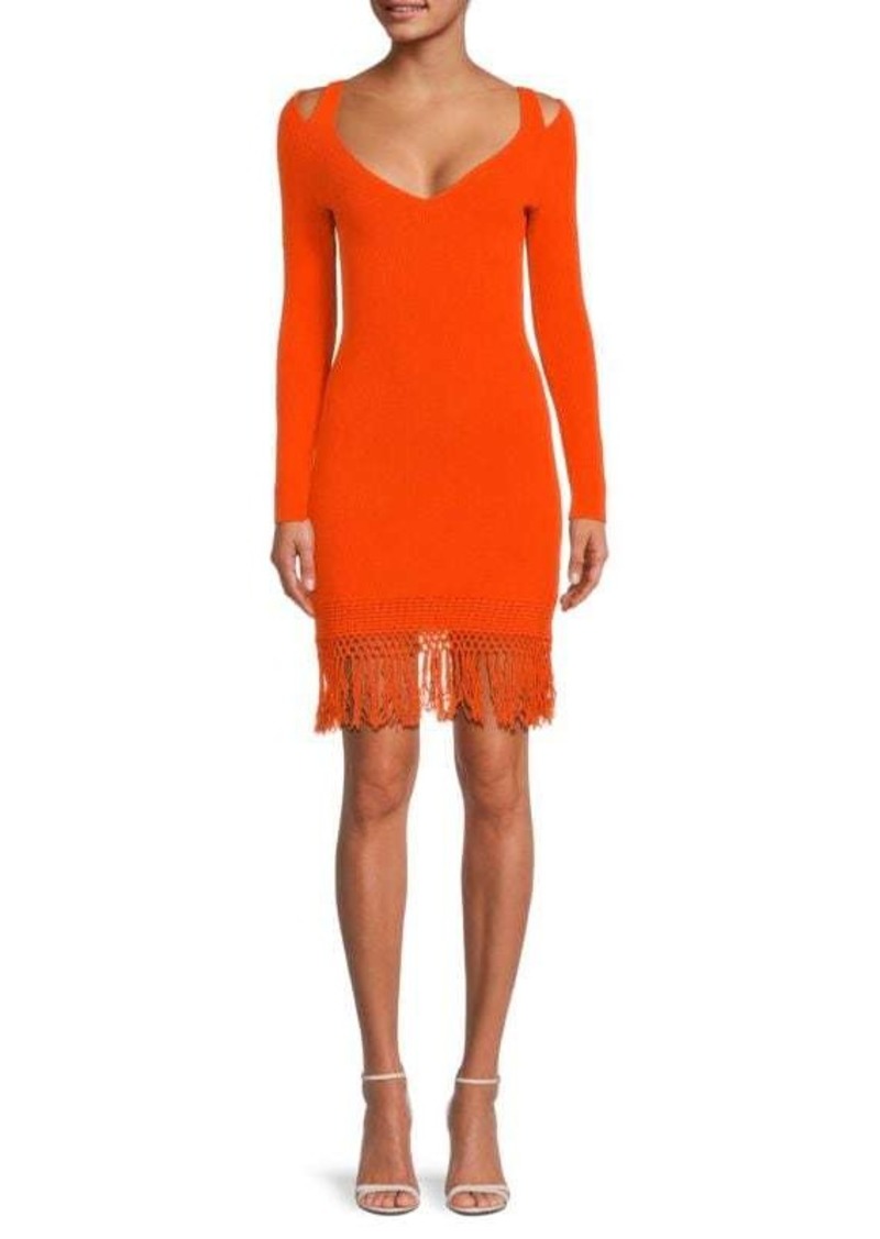 Derek Lam Atlantis Tassel Mini Bodycon Dress