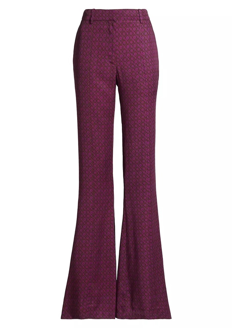 Derek Lam Cami Geometric Flared Pants