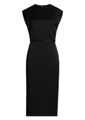 Derek Lam Cantini Cap-Sleeve Midi-Dress