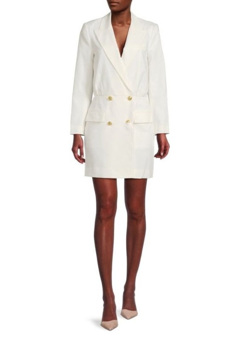 Derek Lam Chiara Peak Lapel Mini Blazer Dress