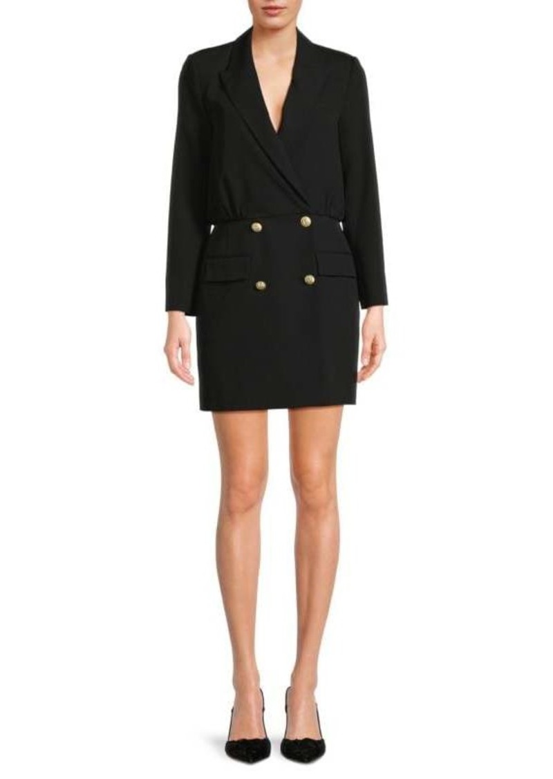 Derek Lam Chiara Peaked Lapel Mini Blazer Dress