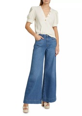 Derek Lam Coralie High-Rise Wide-Leg Jeans