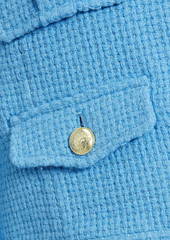 Derek Lam 10 Crosby - Arleth cropped metallic tweed jacket - Blue - US 0