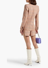 Derek Lam 10 Crosby - Checked linen-blend tweed blazer - Neutral - US 4