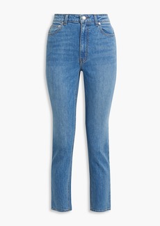 Derek Lam 10 Crosby - Kate cropped mid-rise straight-leg jeans - Blue - 24