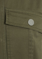 Derek Lam 10 Crosby - Mayla cropped stretch-cotton twill jumpsuit - Green - US 2