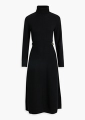 Derek Lam 10 Crosby - Embellished wool turtleneck midi dress - Black - S