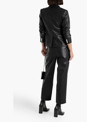Derek Lam 10 Crosby - Arthur faux leather blazer - Black - US 0