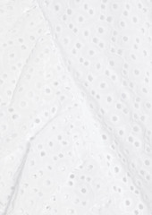 Derek Lam 10 Crosby - Genna ruffled broderie anglaise cotton bustier top - White - US 2