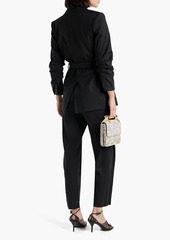 Derek Lam 10 Crosby - Harrison belted linen-blend blazer - Black - US 4