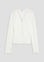 Derek Lam 10 Crosby - Jacquard-knit top - White - XS