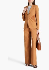 Derek Lam 10 Crosby - Jad crochet-trimmed twill blazer - Brown - US 4