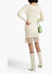 Derek Lam 10 Crosby - Atlantis macramé-trimmed cotton-blend mini dress - White - S