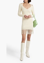 Derek Lam 10 Crosby - Atlantis macramé-trimmed cotton-blend mini dress - White - XS