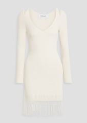 Derek Lam 10 Crosby - Atlantis macramé-trimmed cotton-blend mini dress - White - XS