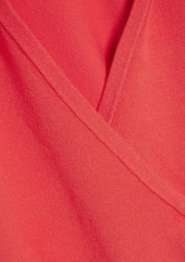 Derek Lam 10 Crosby - Raylen wrap-effect twisted stretch-jersey mini shirt dress - Orange - S