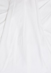 Derek Lam 10 Crosby - Brynn ruffled cotton-blend poplin top - White - US 8