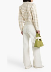 Derek Lam 10 Crosby - Striped cable-knit cotton-blend cardigan - White - S