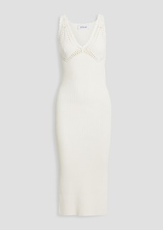 Derek Lam 10 Crosby - Valencia crocheted cotton-blend midi dress - White - XS