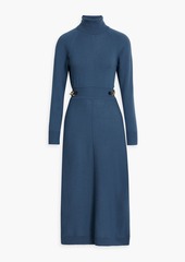 Derek Lam 10 Crosby - Wool turtleneck midi dress - Blue - S