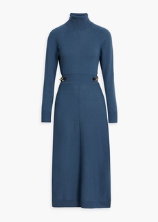 Derek Lam 10 Crosby - Wool turtleneck midi dress - Blue - L