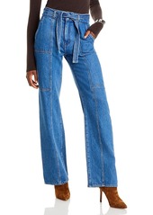 Derek Lam 10 Crosby Ashton Wide Leg Utility Jeans in Carlisle