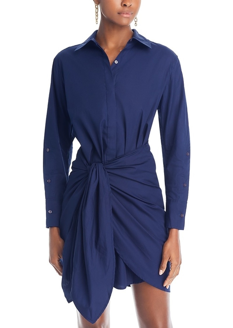 Derek Lam 10 Crosby Charlotte Tie Waist Shirt Dress