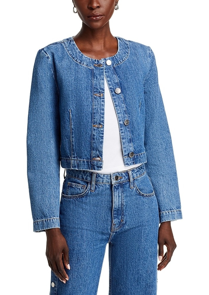 Derek Lam 10 Crosby Ezra Cropped Denim Jacket