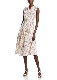 Derek Lam 10 Crosby Margaret Cotton Floral Midi Dress