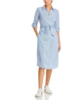 Derek Lam 10 Crosby Veronica Tie Waist Midi Shirt Dress