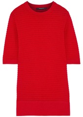 Derek Lam Woman Ribbed Cashmere Sweater Tomato Red