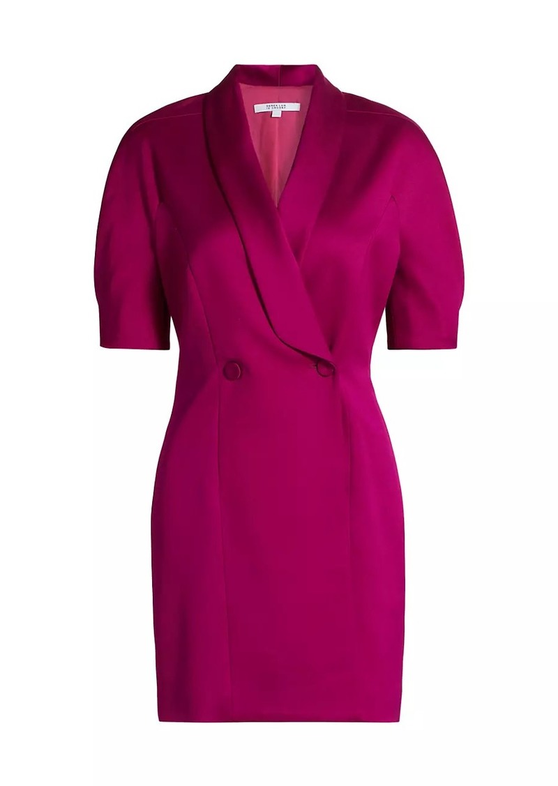 Derek Lam Desiree Elbow-Sleeve Jacket Dress