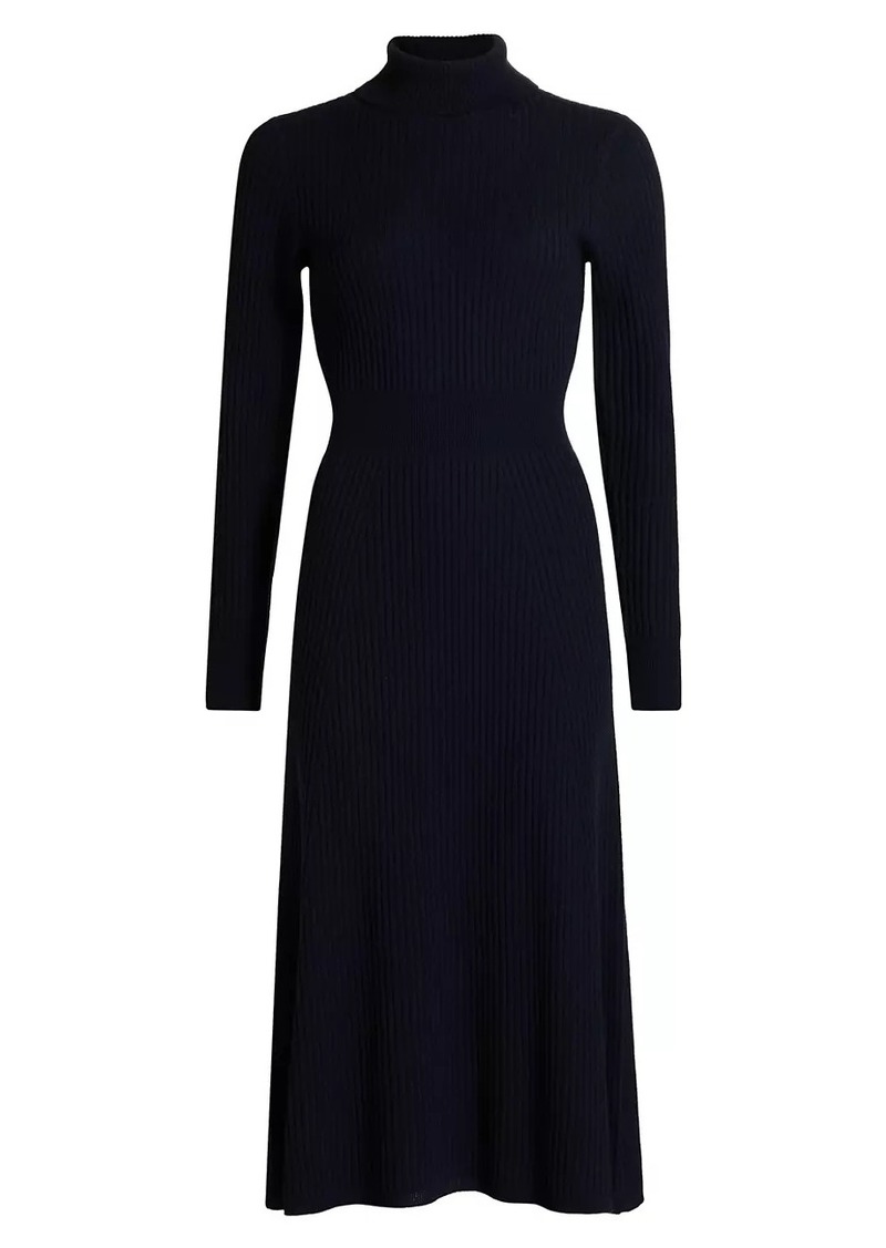 Derek Lam Diana Wool Turtleneck Midi-Dress