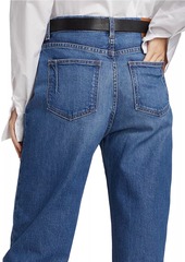 Derek Lam Faye High-Rise Tailored Wide-Leg Jeans