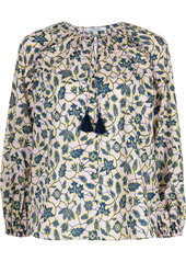 Derek Lam floral-print tasselled blouse