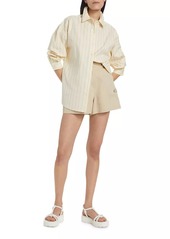 Derek Lam Franci High-Rise Utility Shorts