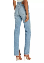 Derek Lam Frankie Ultra High-Rise Straight-Leg Jeans