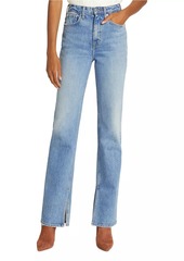 Derek Lam Frankie Ultra High-Rise Straight-Leg Jeans