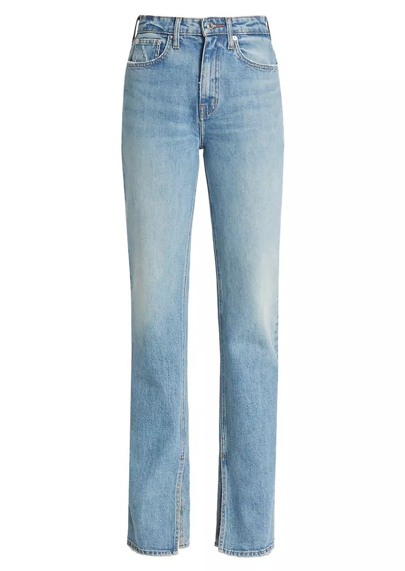 Derek Lam Frankie Ultra High-Rise Straight-Leg Jeans