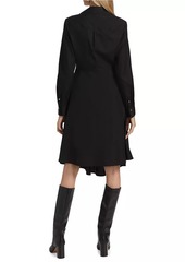 Derek Lam Helene Asymmetrical Knee-Length Shirtdress