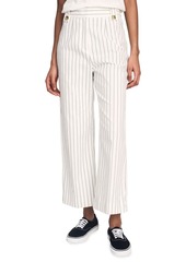 Derek Lam Jerry High-Waist Striped Trousers