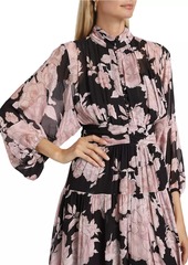 Derek Lam Jolie Floral Midi-Dress