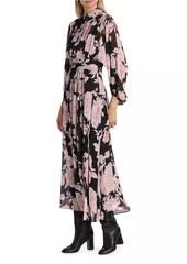 Derek Lam Jolie Floral Midi-Dress