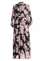 Derek Lam Jolie Floral Midi-Dress