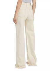 Derek Lam Koren Cuffed Wide-Leg Jeans