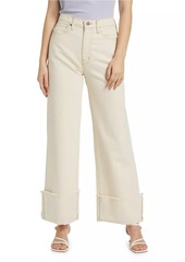 Derek Lam Koren Cuffed Wide-Leg Jeans