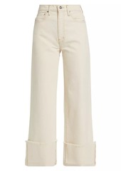 Derek Lam Koren Cuffed Wide-Leg Jeans