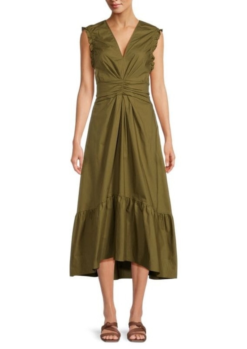 Derek Lam Kris Ruffle A Line Midi Dress