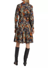 Derek Lam Laney Long-Sleeve Pleated Shirtdress